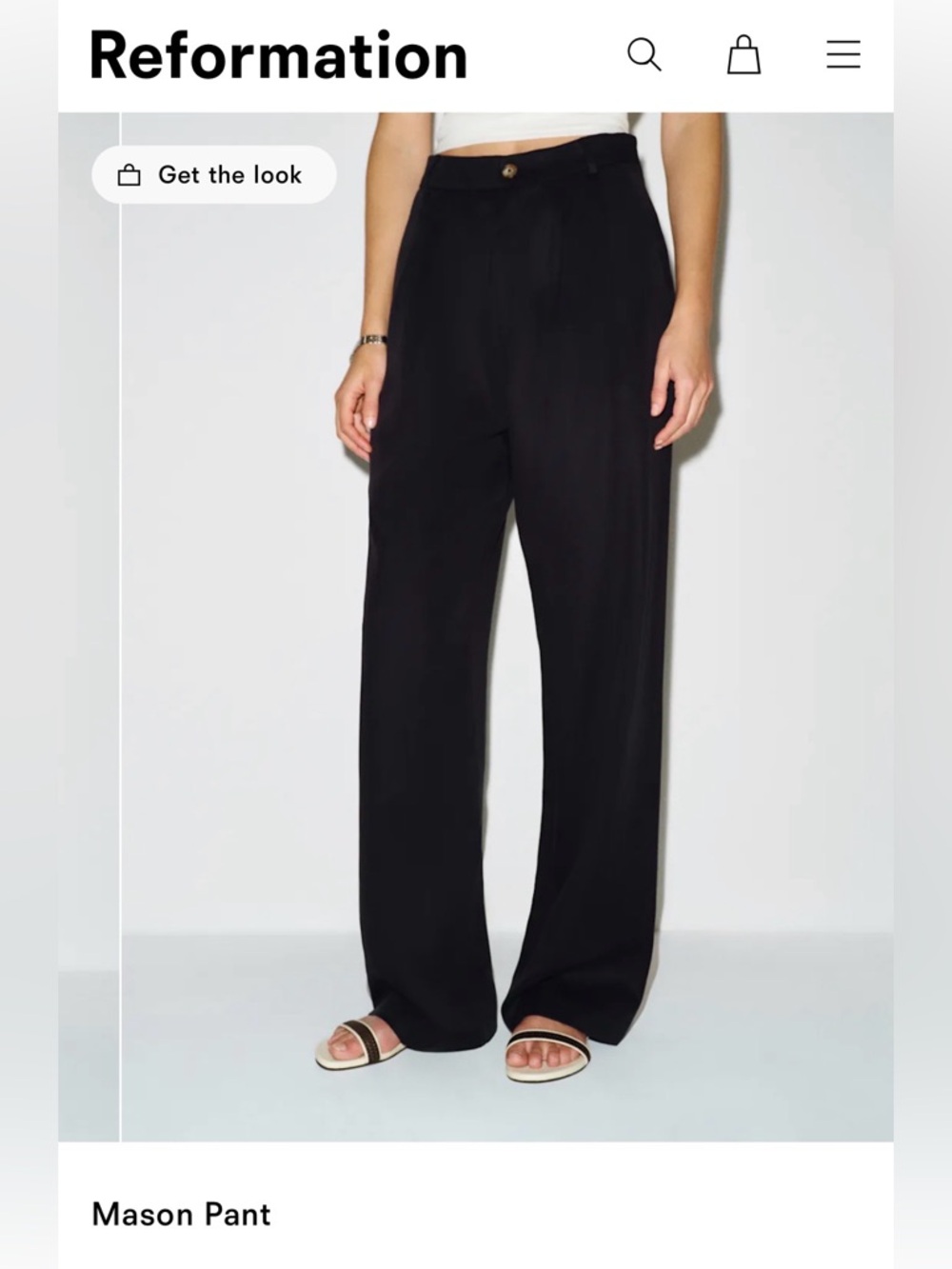 Reformation Mason Pants